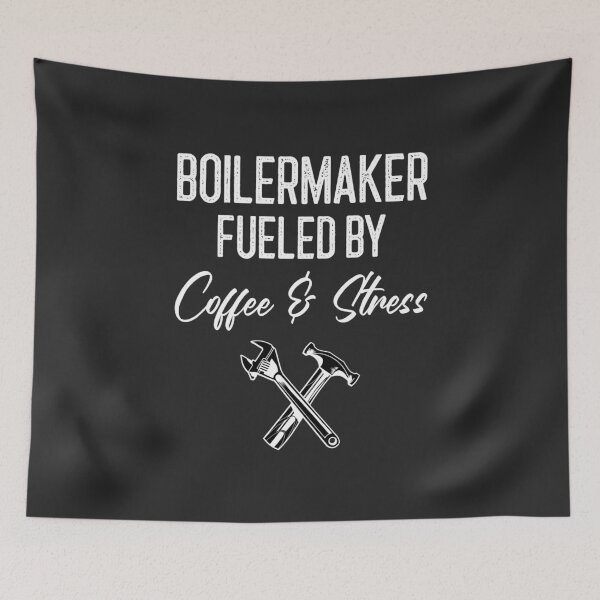 Item preview, Boilermaker Fueled By Coffee & Stress Tradesman Gift designed and sold by EricJP.