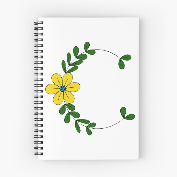Item preview, The letter C floral  designed and sold by MandVDesigns.