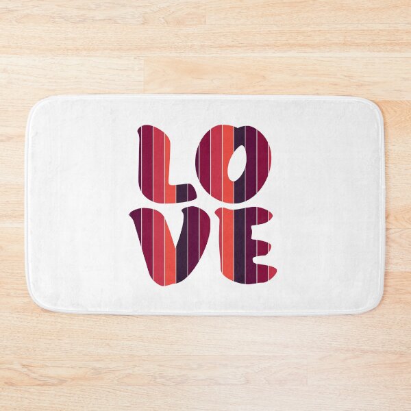 Item preview, Letters spelling LOVE with colorful stripes designed and sold by With My Hands By K.