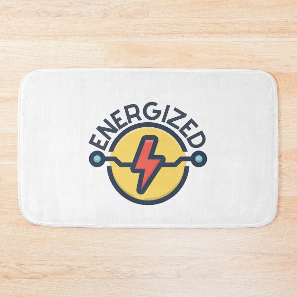 Item preview, Energized -workout  t-shirt design ,sticker  designed and sold by maanidesign.