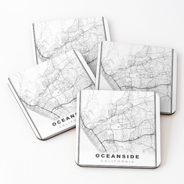 Item preview, Oceanside Map designed and sold by Tamas Das.