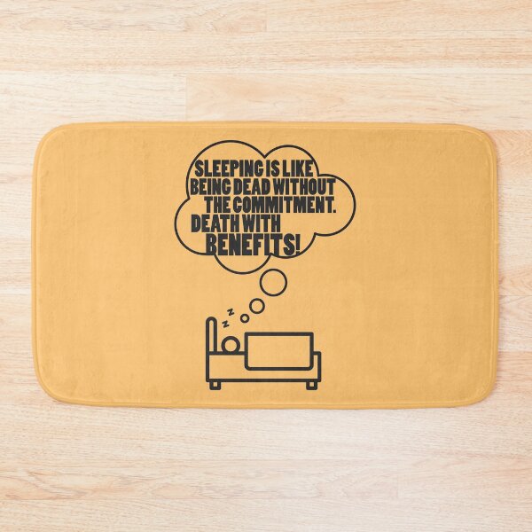 Item preview, Sleeping is like being dead without the commitment. Death with benefits! designed and sold by Sticker Up.