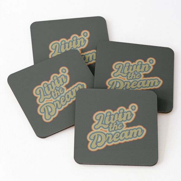Item preview, Livin The Dream - Retro Beige designed and sold by Chubuter.
