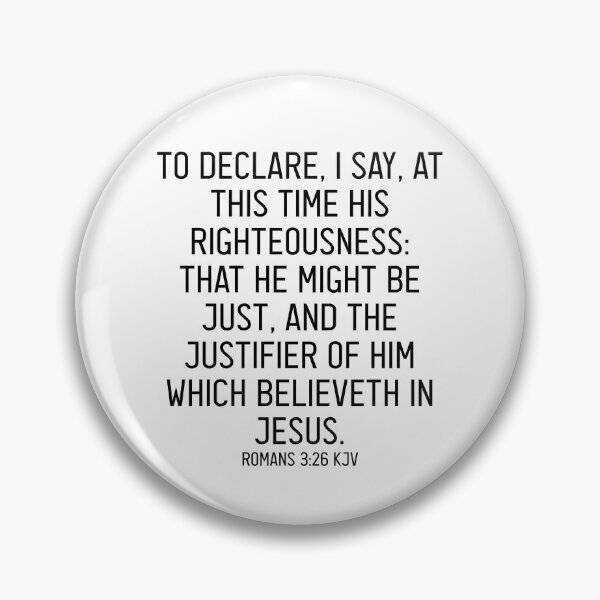 Item preview, Romans 3:26 KJV designed and sold by Logosdesignshop.