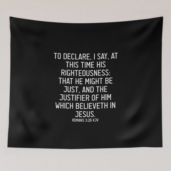 Item preview, Romans 3:26 KJV designed and sold by Logosdesignshop.
