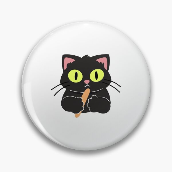 Item preview, Kitty Eats Loaf designed and sold by RedsStickerShop.