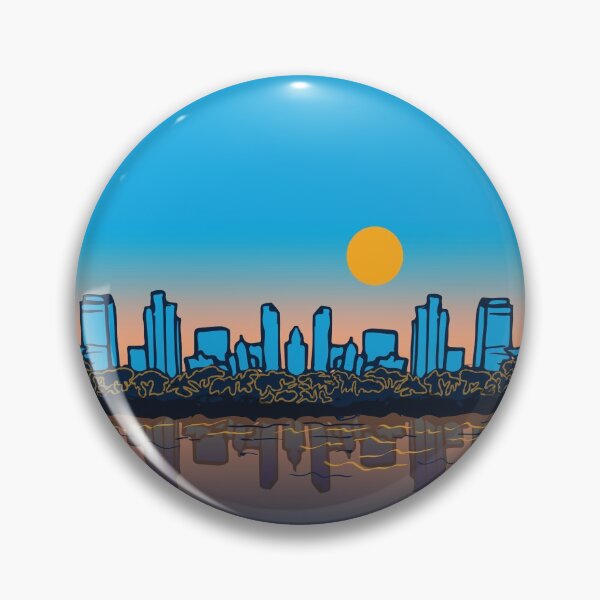 Item preview, serene milwaukee skyline designed and sold by roxannetemple.