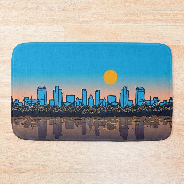 Item preview, serene milwaukee skyline designed and sold by roxannetemple.