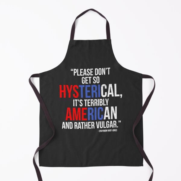 Item preview, Please dont get so hysterical, its terribly american and rather vulgar. -Endymion Hart-Jones designed and sold by Sticker Up.