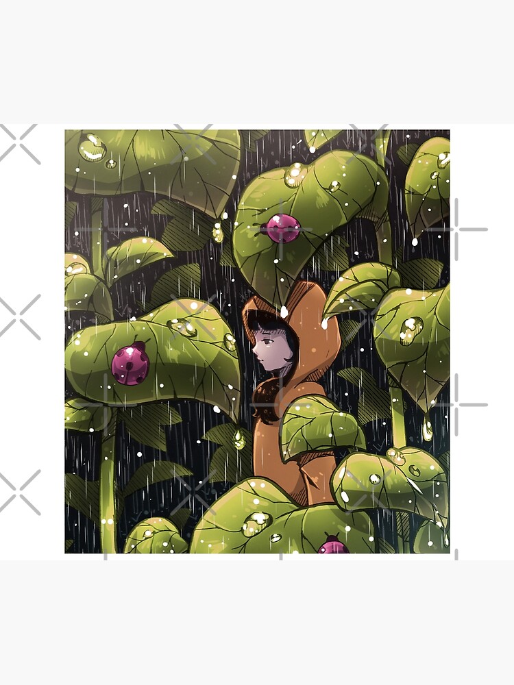 Cute Lofi Girl on Rain, Anime Manga Style Illustration Background Design,  Wallpaper, Generative AI Stock Illustration - Illustration of deep, space:  280581228