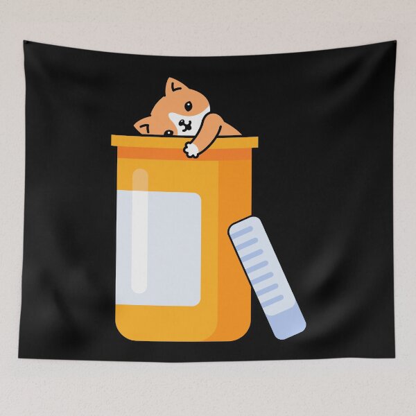 Item preview, Cute Cat Antidepressant Pill Bottle Mental Health Matters designed and sold by pixeptional.