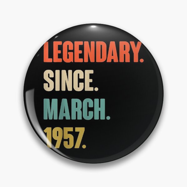 Item preview, Legendary Since March 1957  Birthday Gift For 64 Year Old designed and sold by SeanRichar.
