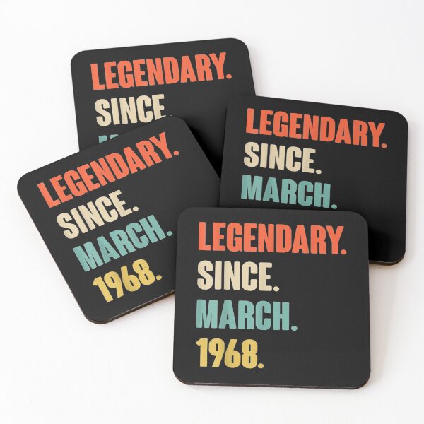 Item preview, Legendary Since March 1968  Birthday Gift For 53 Year Old designed and sold by koenhfu06.