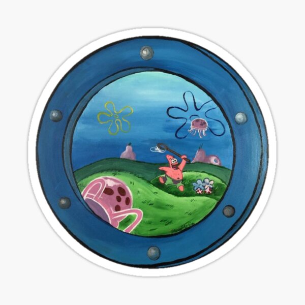 Sticker Child Window Sponge Bob Squarepants Ref 1016 1016 