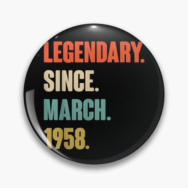 Item preview, Legendary Since March 1958  Birthday Gift For 63 Year Old designed and sold by SeanRichar.