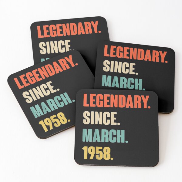 Item preview, Legendary Since March 1958  Birthday Gift For 63 Year Old designed and sold by SeanRichar.