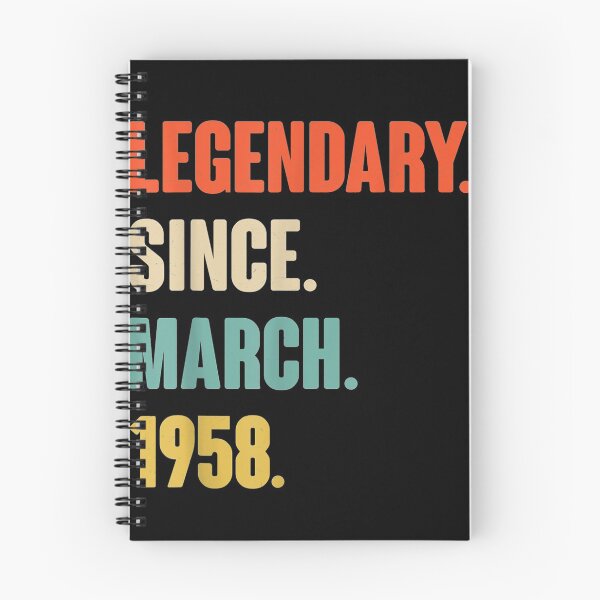 Item preview, Legendary Since March 1958  Birthday Gift For 63 Year Old designed and sold by SeanRichar.