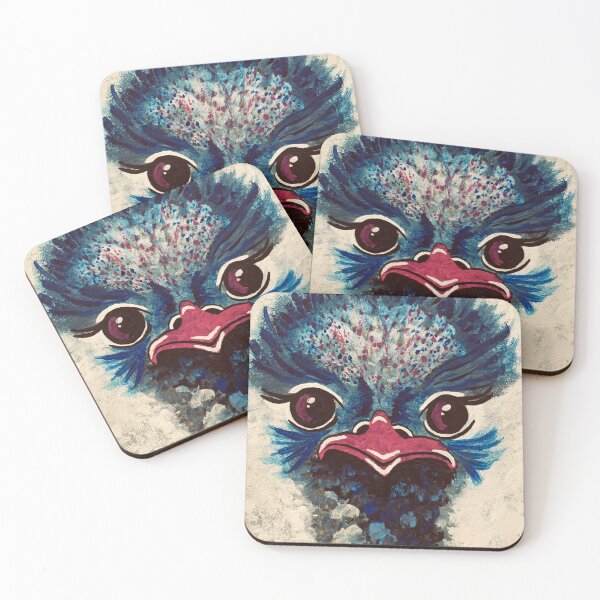 Item preview, Emu - Dramatic Alma the emu designed and sold by Katrina Fleming.