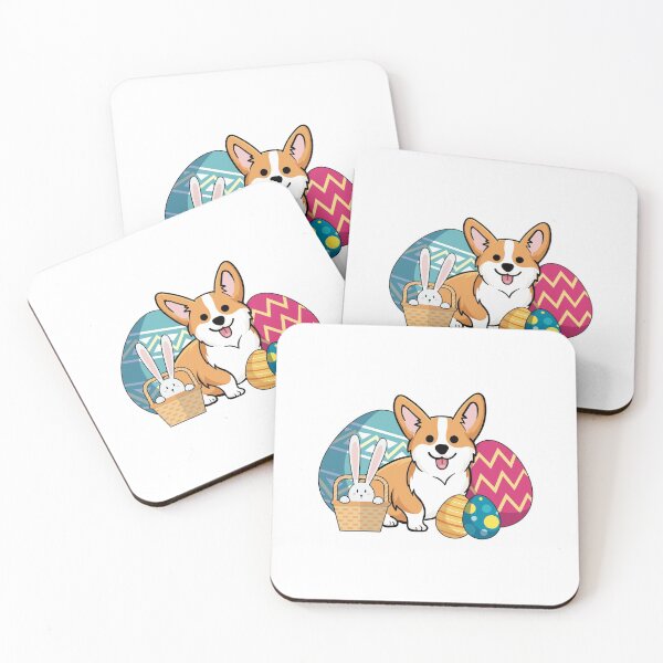 Item preview, Easter Dog Pembroke Welsh Corgi Bunny Rabbit Ears designed and sold by EstelleStar.