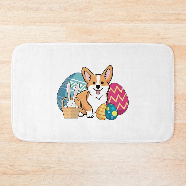 Item preview, Easter Dog Pembroke Welsh Corgi Bunny Rabbit Ears designed and sold by EstelleStar.