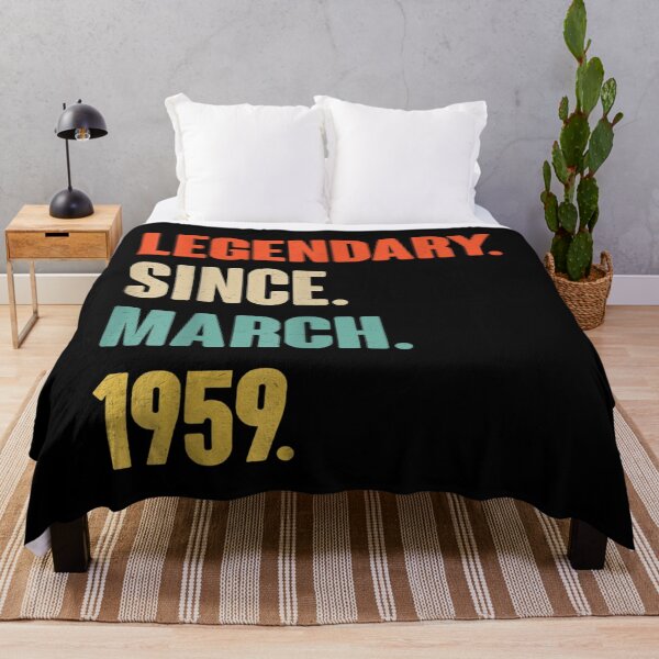 Item preview, Legendary Since March 1959  Birthday Gift For 62 Year Old designed and sold by SeanRichar.