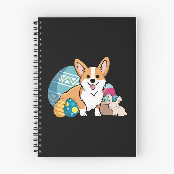 Item preview, Easter Corgi Dog Cute Cartoon Style Easter Eggs, Basket designed and sold by EstelleStar.