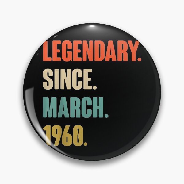 Item preview, Legendary Since March 1960  Birthday Gift For 61 Year Old designed and sold by SeanRichar.