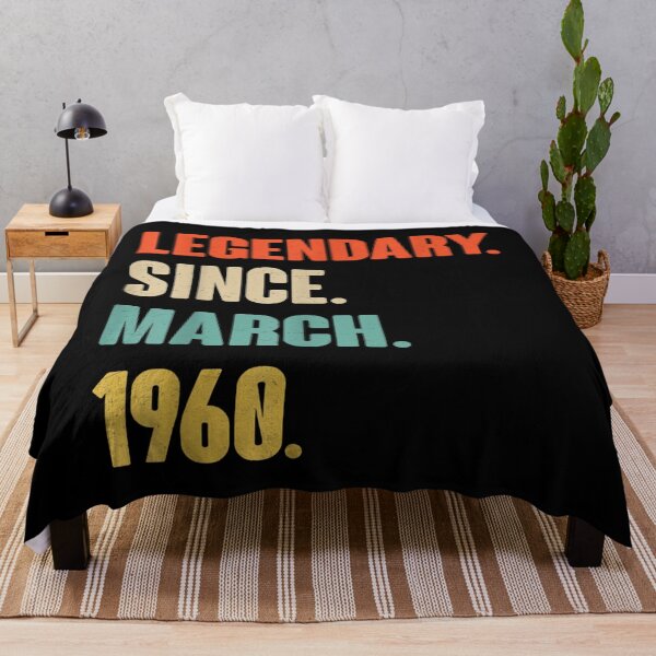 Item preview, Legendary Since March 1960  Birthday Gift For 61 Year Old designed and sold by SeanRichar.