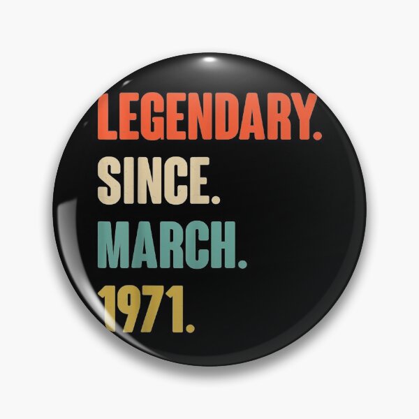 Item preview, Legendary Since March 1971  Birthday Gift For 50 Year Old designed and sold by koenhfu06.