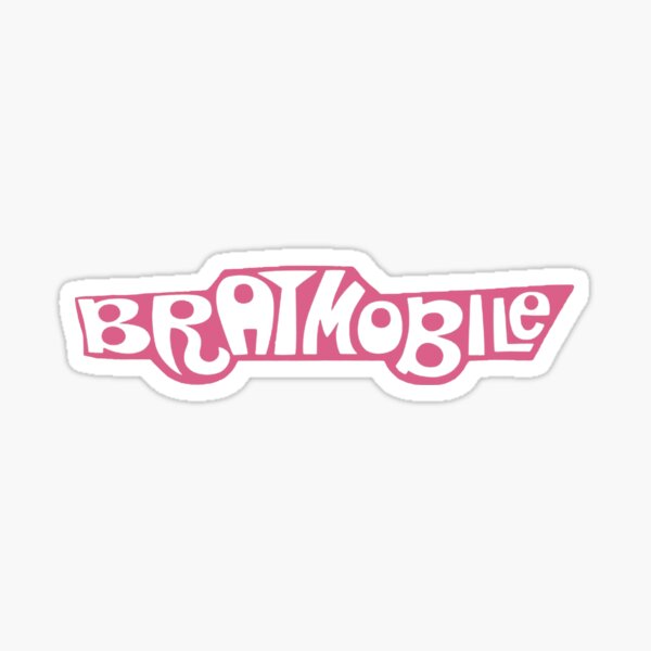 BRATMOBILE BAND Sticker