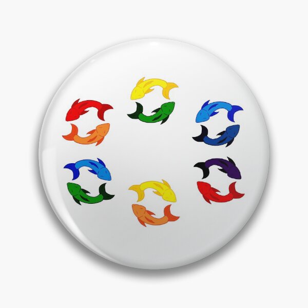 Item preview, Pisces Rainbow Fish designed and sold by AshWolfForever.