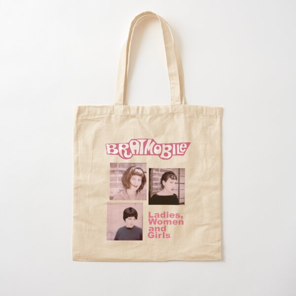BRATMOBILE BAND Cotton Tote Bag