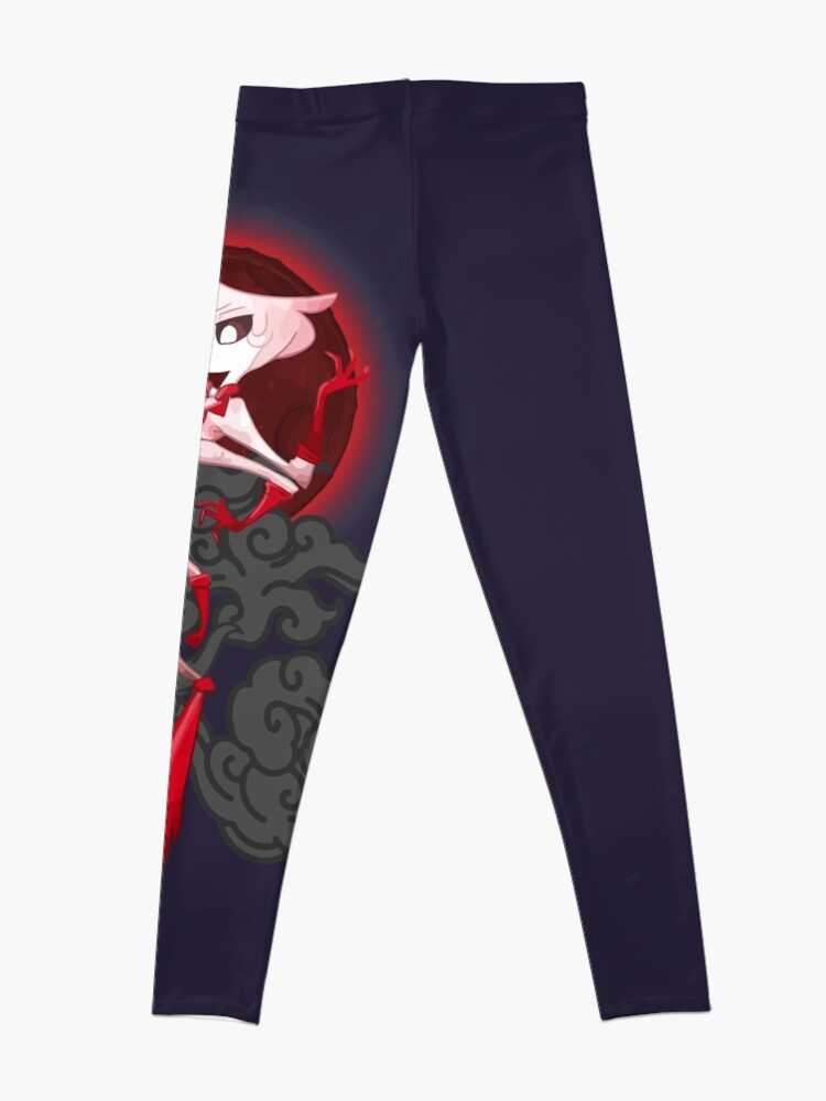 Leggings metalica adultos rojo