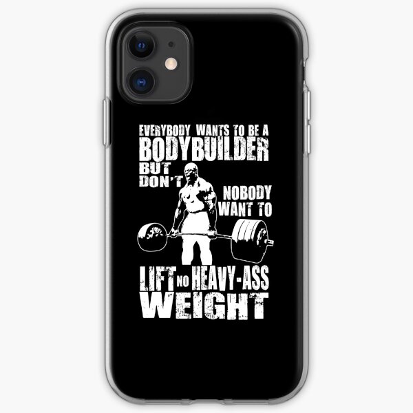 Everybody Wants To Be A Bodybuilder (Ronnie Coleman Deadlift) iPhone Soft Case