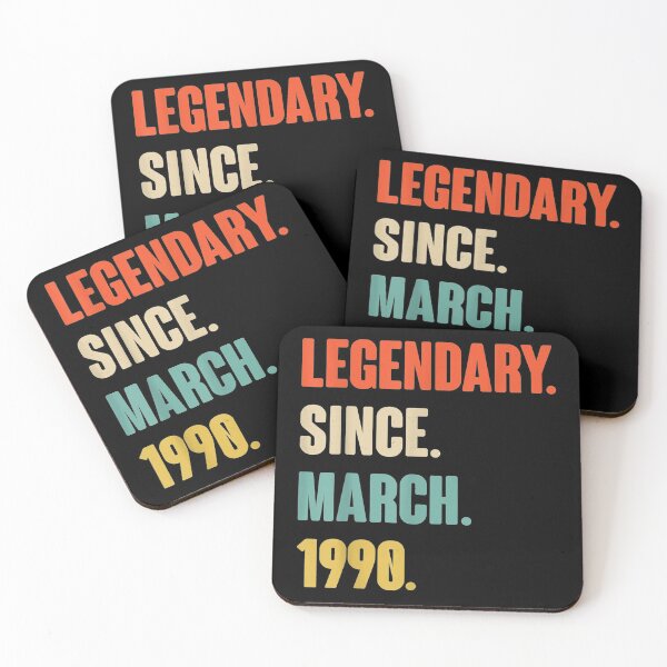 Item preview, Legendary Since March 1990  Birthday Gift For 31 Year Old designed and sold by toniobnd51.