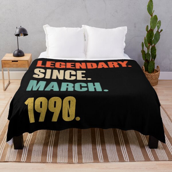 Item preview, Legendary Since March 1990  Birthday Gift For 31 Year Old designed and sold by toniobnd51.