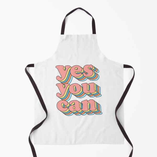 Item preview, Yes You Can Motivation Quote Retro Style designed and sold by Alendra.