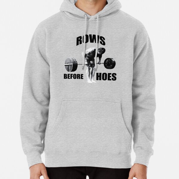 Rows Before Hoes Pullover Hoodie