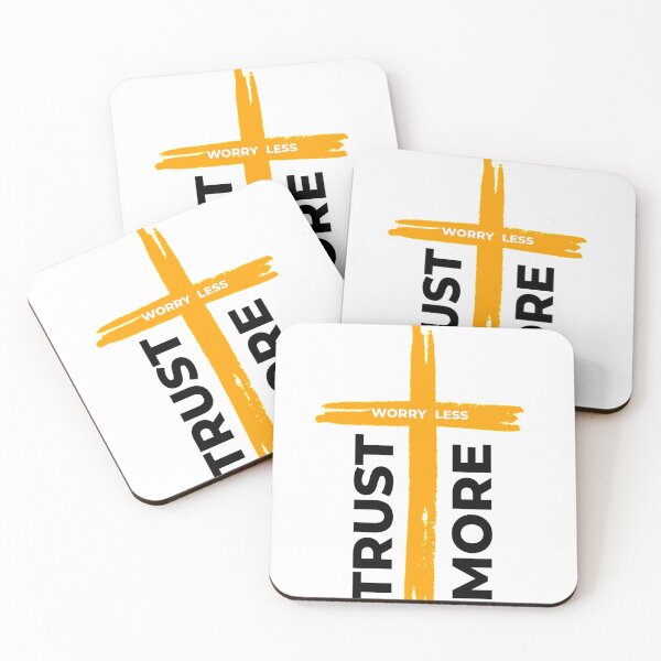 Item preview, Worry Less Trust More Christian Sayings designed and sold by Desiznn.