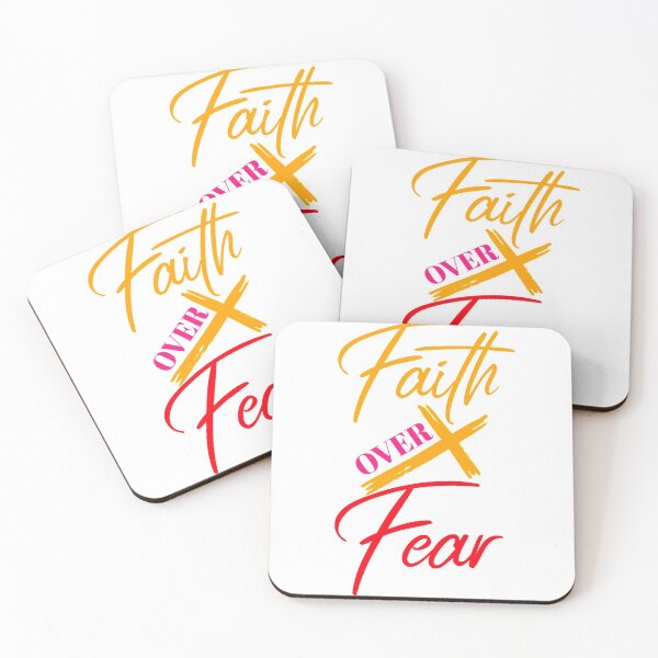 Item preview, Faith Over Fear Christian Sayings Bible Quotes designed and sold by Desiznn.