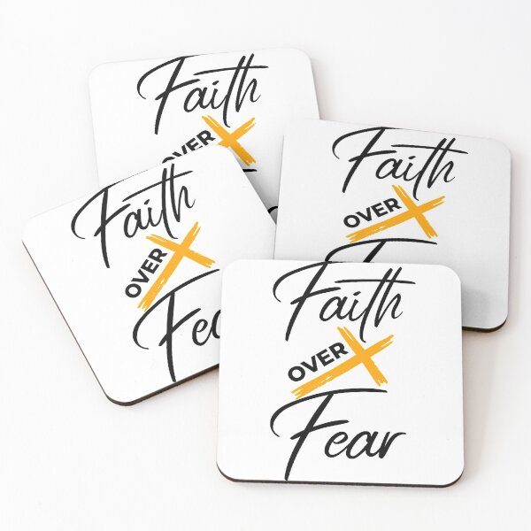 Item preview, Faith Over Fear Christian Sayings Bible Quotes designed and sold by Desiznn.