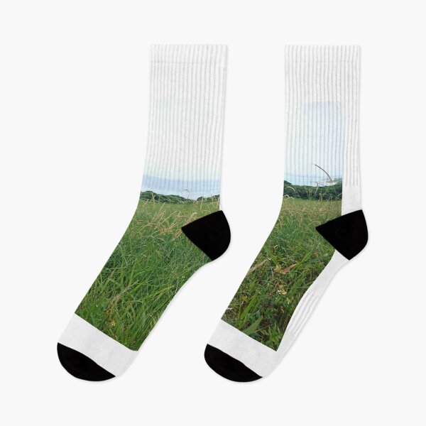 Item preview, Grassland with sea designed and sold by asianvibe.
