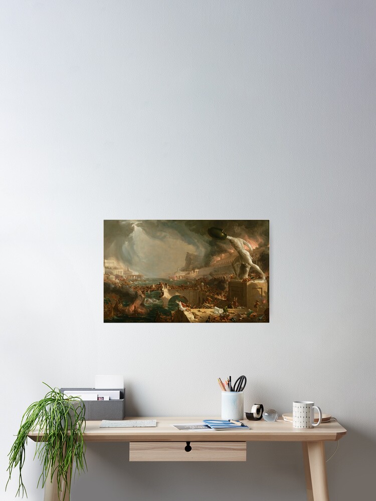 Thomas Cole - The Course of Empire: Destruction (1836) Poster