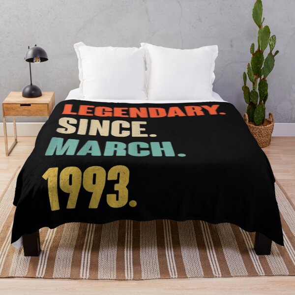 Item preview, Legendary Since March 1993  Birthday Gift For 28 Year Old designed and sold by toniobnd51.