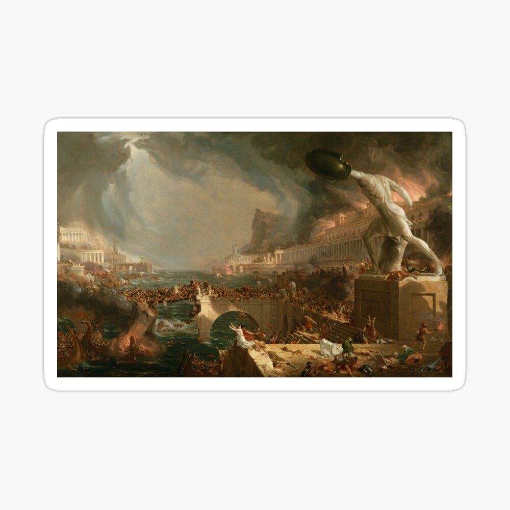 Thomas Cole - The Course of Empire: Destruction (1836) Poster