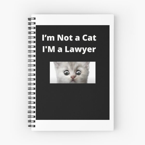 Item preview, I’m Not a Cat I'm a Lawyer designed and sold by HnLStore.