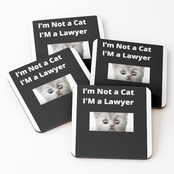 Item preview, I’m Not a Cat I'm a Lawyer designed and sold by HnLStore.