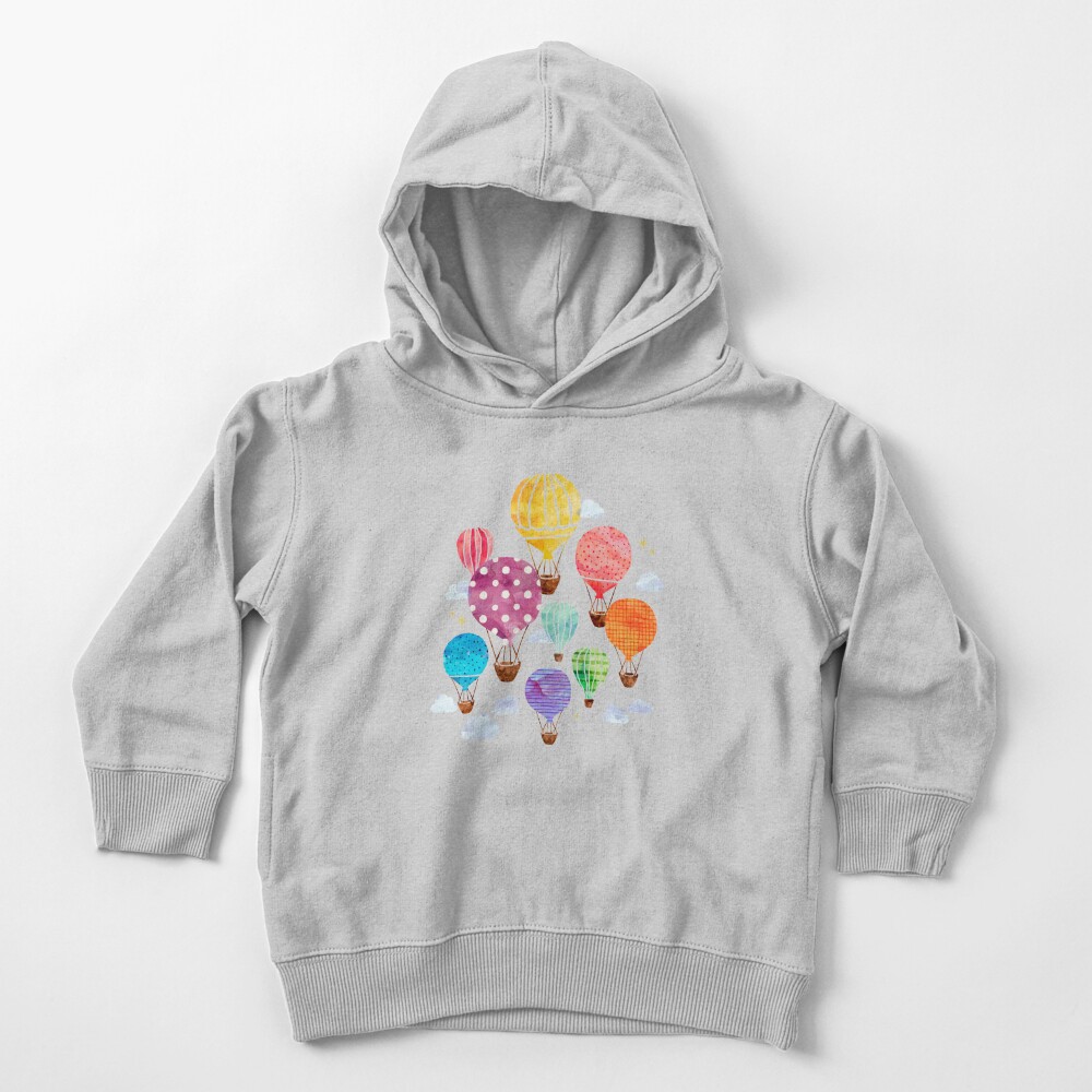 Hot Air Balloon Toddler Pullover Hoodie