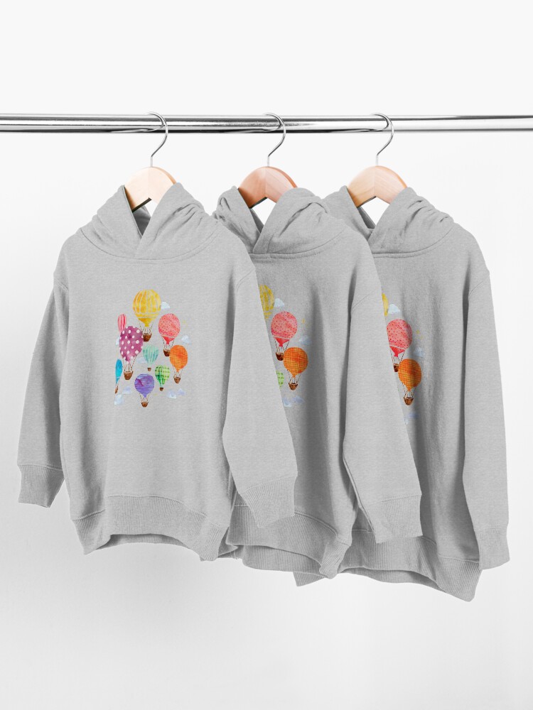 Alternate view of Hot Air Balloon Toddler Pullover Hoodie