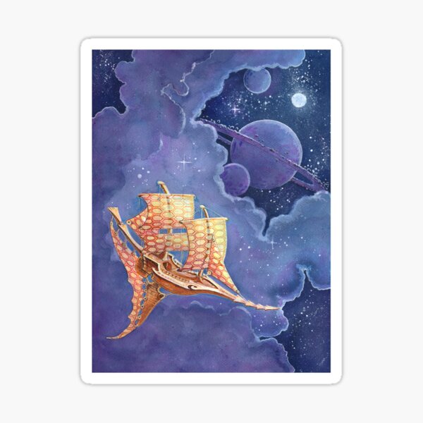 spaceship 2 Sticker